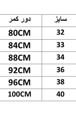 شلوار جين راسته مردانه کد 44 - Image 2