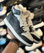 کتونی مردانه جردن ساقدار مشکی سفيد - Image 3