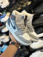 کتانی مردانه ساقدار طوسی سرمه ای - Image 3