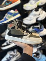 کتونی مردانه جردن ساقدار کرم قهوه ای - Image 5