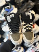 کتونی مردانه جردن ساقدار کرم قهوه ای - Image 2