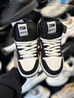 کتونی زنانه جردن ساقدار مشکی سفيد - Image 2