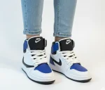 کتونی زنانه ترويس ساقدار سفيد آبی - Image 5