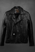 کاپشن چرم پليسی وارداتی بندی - Image 2