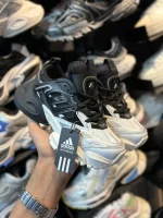 کتونی دخترانه ديلاکس سفيد مشکی - Image 2