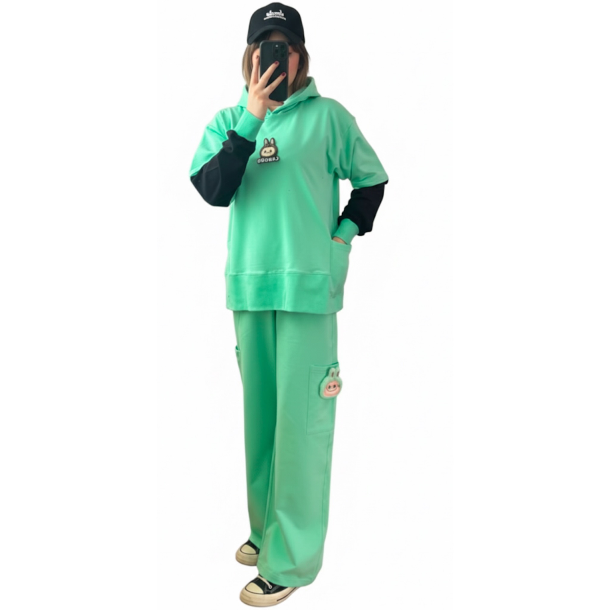 photo-output - 2025-11-07T020059.550 ست دخترانه دورس شلوار لبوبو - Image 1