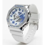ساعت جی شاکGA2100سفيد صفحه آبی