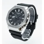 ساعت جی شاکG2100مشکی صفحه استيل