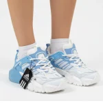 کتونی زنانه ديلاکس سفيد ابی