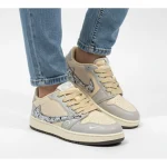 کتونی زنانه ترويس ديور طوسی کرم