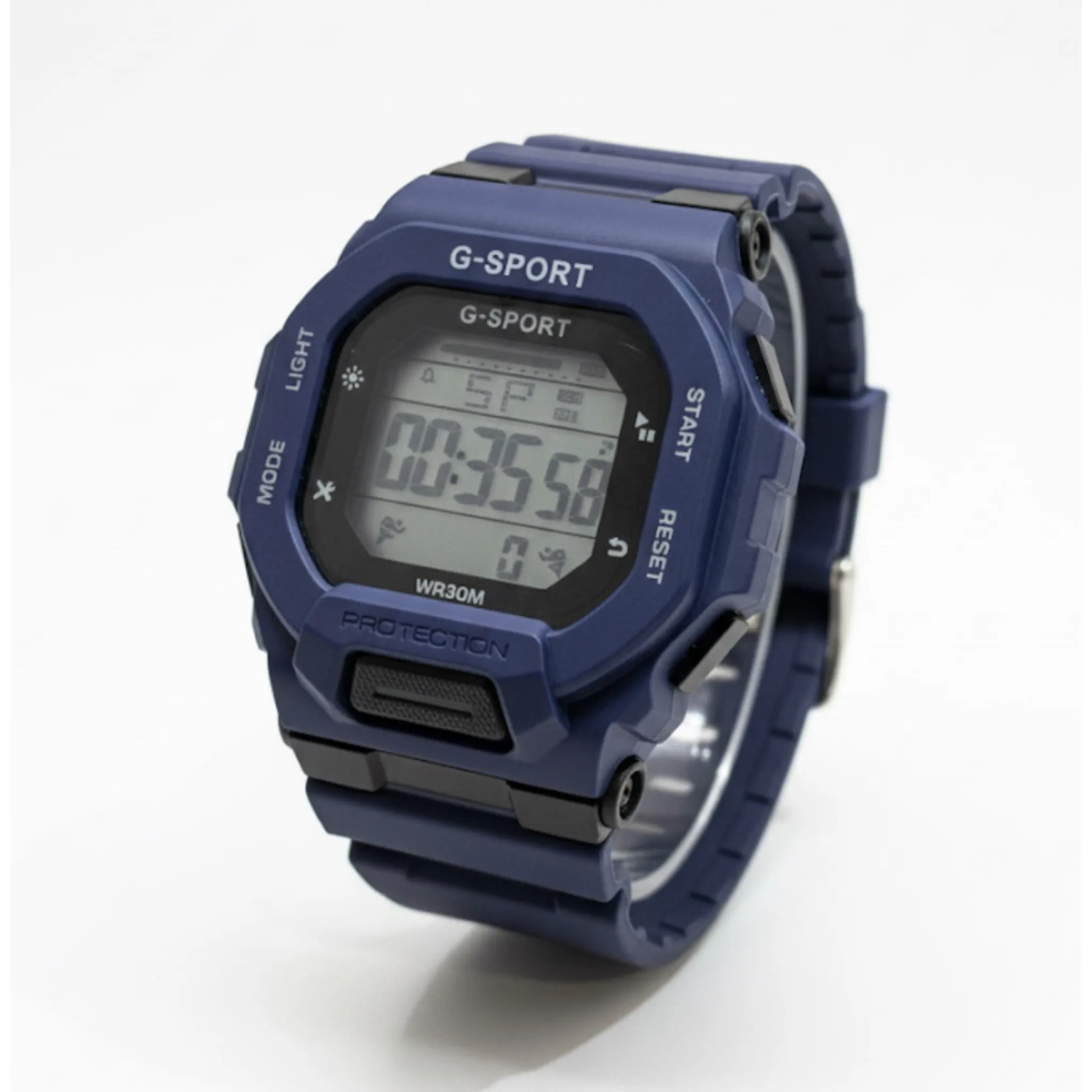 photo-output (76) ساعت اسپرت طرح جی شاک جی200 بنفش تيره - Image 1