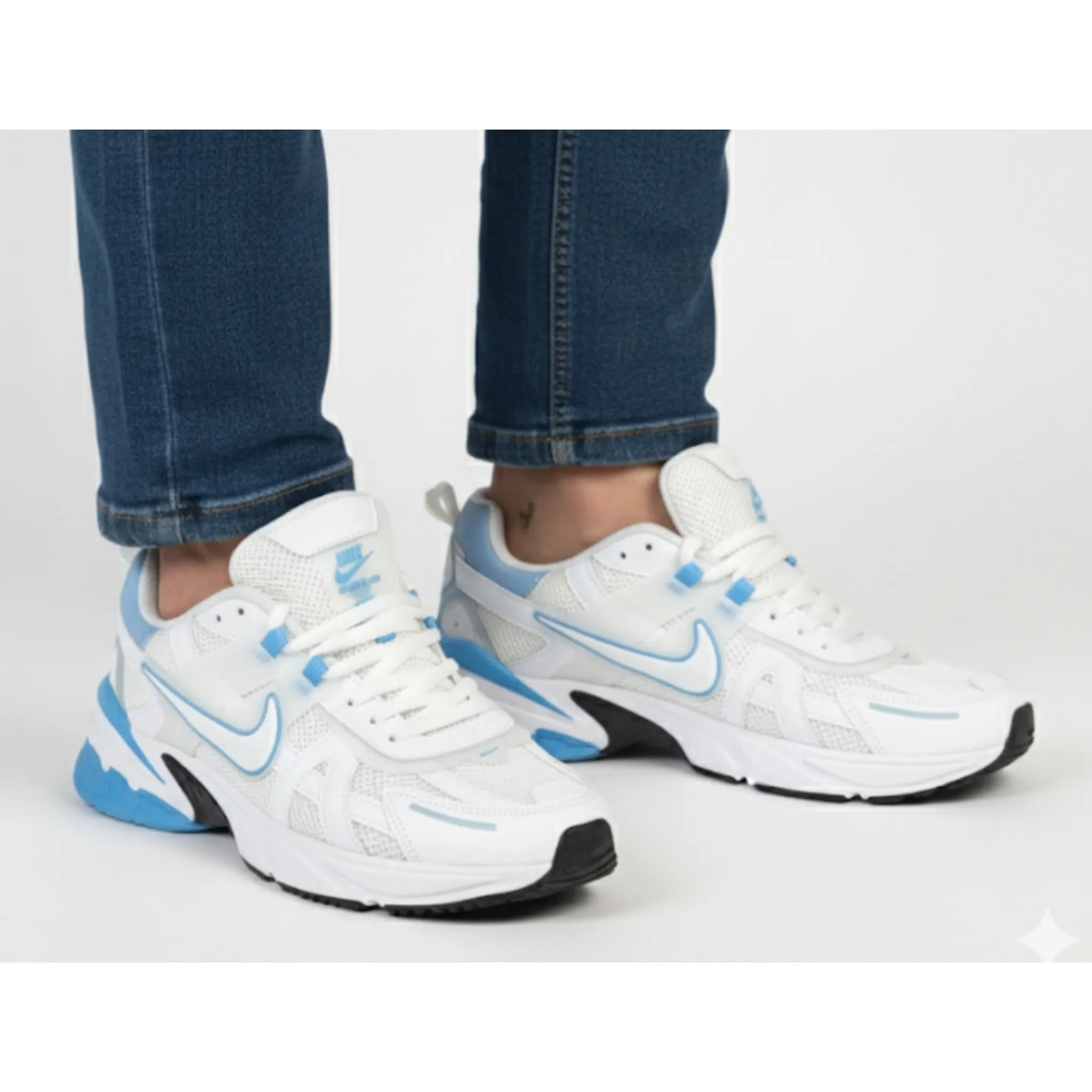 photo-output61 کتونی مردانه v2kسفيد آبی - Image 1