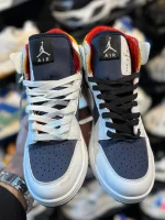 کتونی مردانه ترویس ساقدار سرمه ای سفيد - Image 3