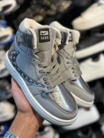 کتونی مردانه ترويس ساقدار طوسی نقره ای - Image 3