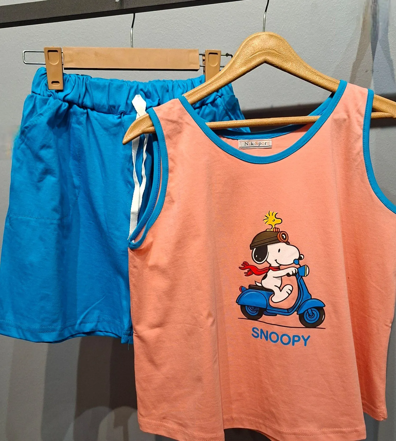 -2147483648_-211466 ست تاپ و شلوارک SNOOPY - Image 1