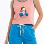 ست تاپ و شلوارک SNOOPY