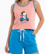 ست تاپ و شلوارک SNOOPY