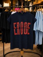 خرید وست سورمهای ERODE با بافت چهارخانه ریز و نوشته قرمز از مزون رم خیابان کارگر جنوبی