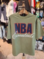 تیشرت ماکان طرح NBA سبز زیتونی