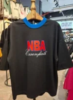 خرید تیشرت NBA مشکی مردانه با ترکیب رنگی جذاب و دوخت تمیز سرشانه از مزون رم محدوده میدان حر