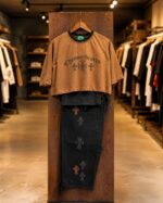 ست سه تکه کراپ شلوار تاپ Chrome Hearts - Image 9