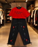 ست سه تکه کراپ شلوار تاپ Chrome Hearts - Image 7
